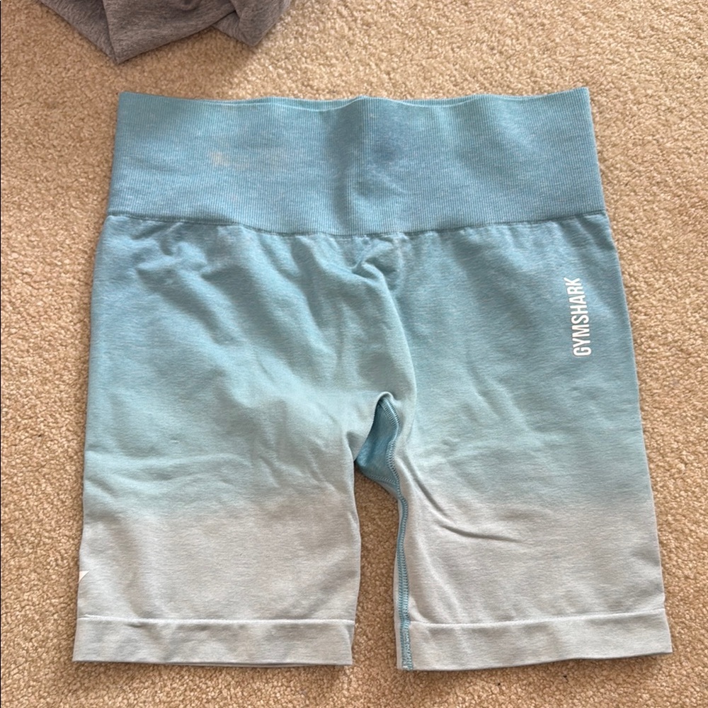 Gymshark Women's Blue Ombre Shorts